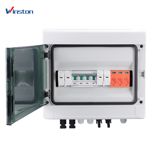 Winston IP65 2 IN 2 OUT 2 Strings 15A 500V DC Solar PV Array Combiner Box
