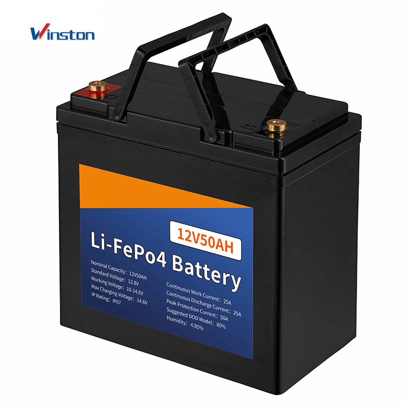 12V 50AH 0.64KWH Solar Energy LiFePO4 Li-Ion Storage Lithium Ion Battery