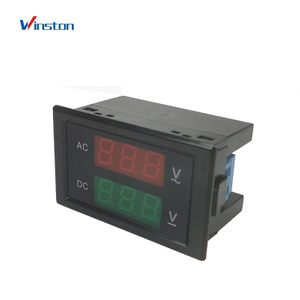 AC DC Voltmeter AC 130-250V DC 0-99.9V Volt Meter Voltage Meter Digital Dual Display Panel Meter