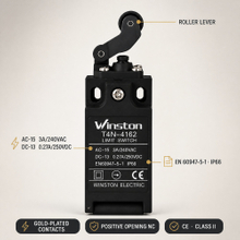 Side Roller Lever Limit Switch IP66 Positive Opening NC for Crane Elevator Travel Gate Interlock Control