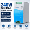 240W 24V 10A DIN Rail Switching Power Supply AC DC Industrial SMPS CE for PLC Automation Control