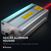 Laser Positioning Sensor 650nm Red Beam 10m Range DC 10-24V for Rock Drill Jumbo Tunnel Alignment