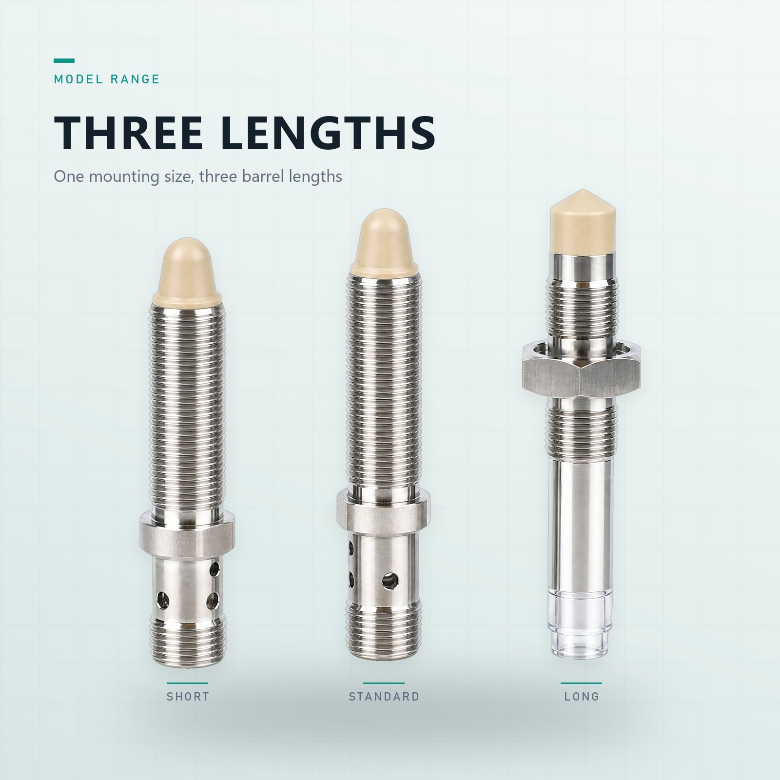 M12 Capacitive Level Switch Connector 316L Liquid Level Sensor PEEK Probe Water Tank PNP NPN