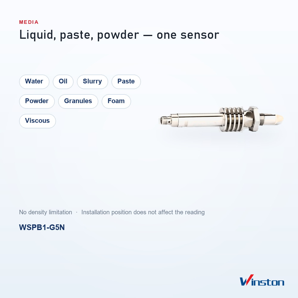 High Temperature Liquid Level Sensor WSPB1-G5N Heat Sink Water Level Switch for Hot Tank Level Detection