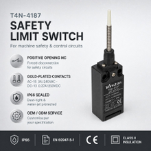 Plastic Spring Rod Limit Switches IP66 Micro Limit Switch Adjustable Rod Travel Control