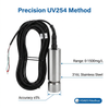 High Accuracy Self-cleaning UV254 COD Sensor RS485 Modbus RTU Maintenance-free Online Water Quality Monitoring Probe