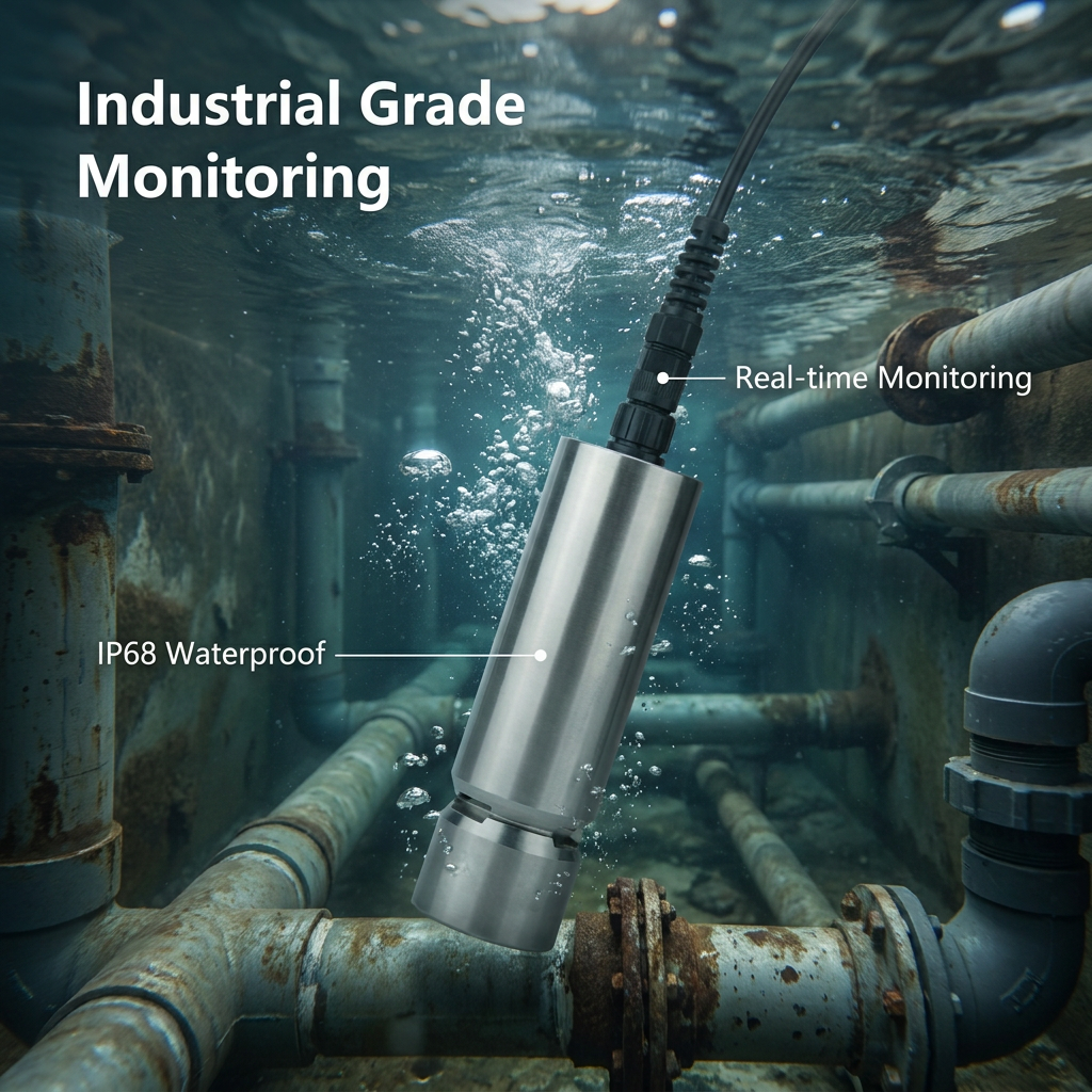 High Accuracy Self-cleaning UV254 COD Sensor RS485 Modbus RTU Maintenance-free Online Water Quality Monitoring Probe