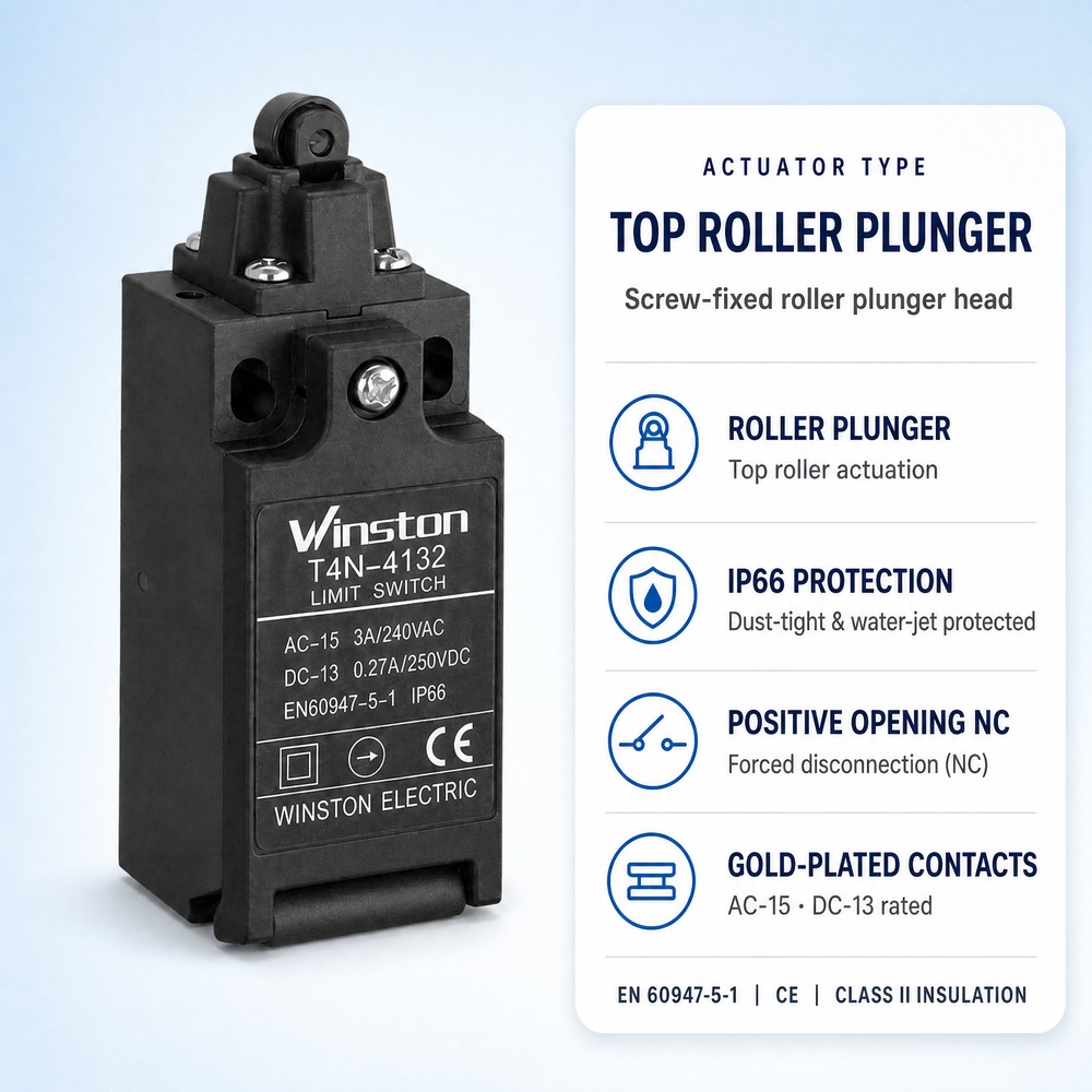 Micro Travel Limit Switch Roller Plunger for Elevator Lift Door Interlock CNC Machine Conveyor Automation