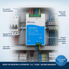 Industrial 480W 24V 20A DIN Rail Switching Power Supply AC-DC Single Output Active PFC High Efficiency for Automation PLC
