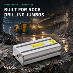 Laser Positioning Sensor 650nm Red Beam 10m Range DC 10-24V for Rock Drill Jumbo Tunnel Alignment